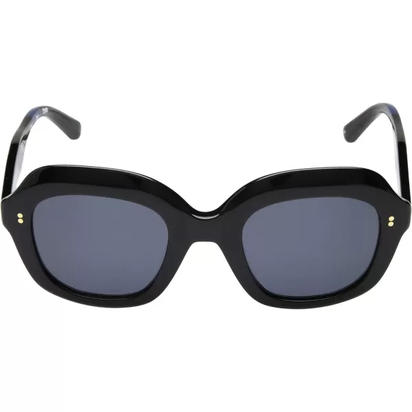 TOMS Womens Mariska Oversized SunglassesShiny BlackDark Gray