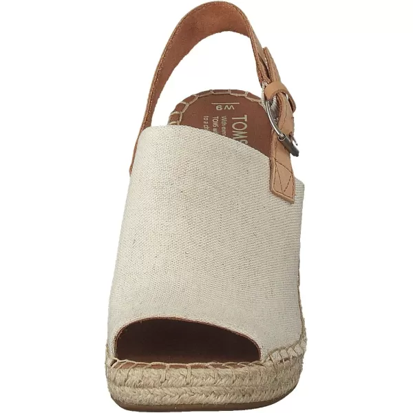 TOMS Womens Monica Wedge EspadrilleNatural