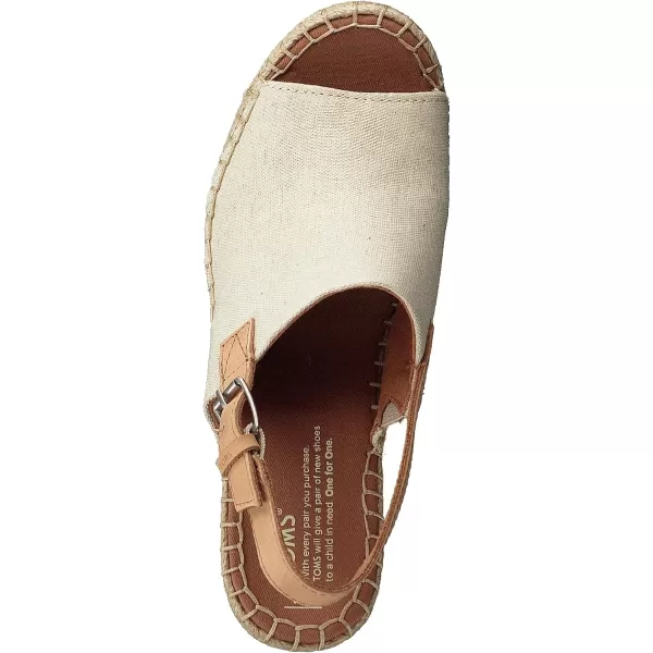 TOMS Womens Monica Wedge EspadrilleNatural