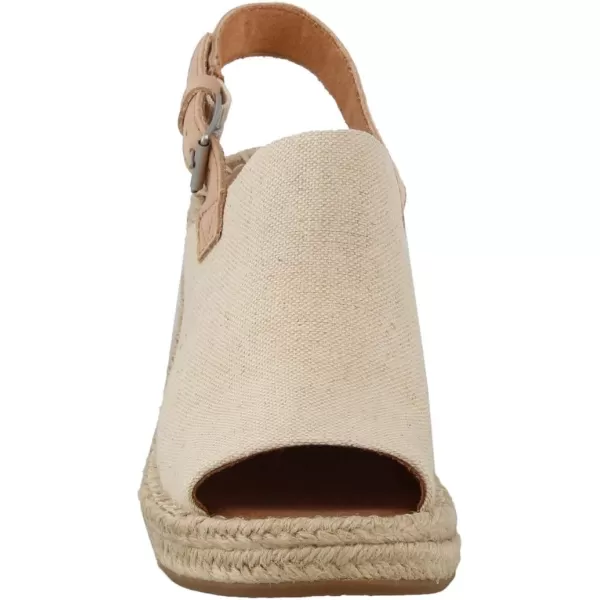 TOMS Womens Monica Wedge EspadrilleNatural HempLeather