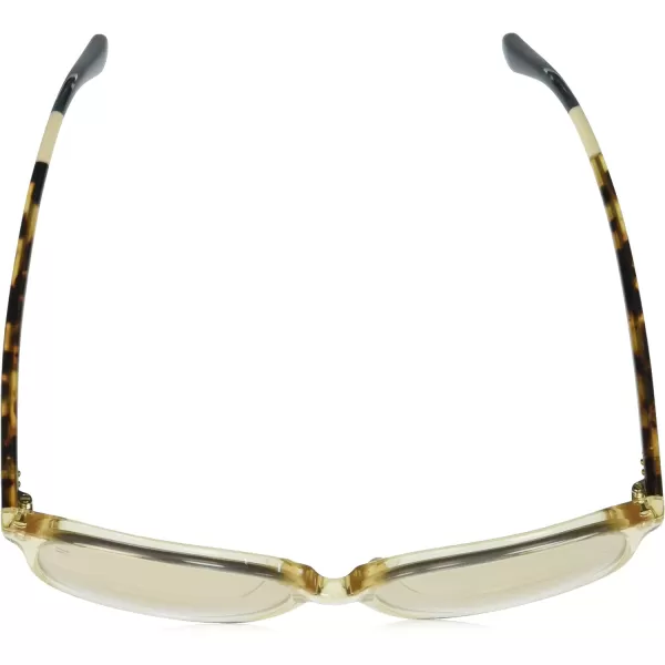 TOMS Womens Sandela Oversized SunglassesChampagne CrystalCocoa TortChampagne Photochromic