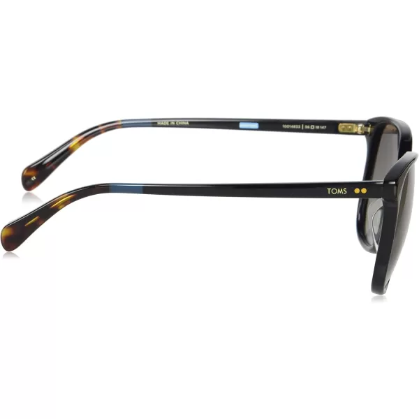 TOMS Womens Sandela Oversized SunglassesShiny Black
