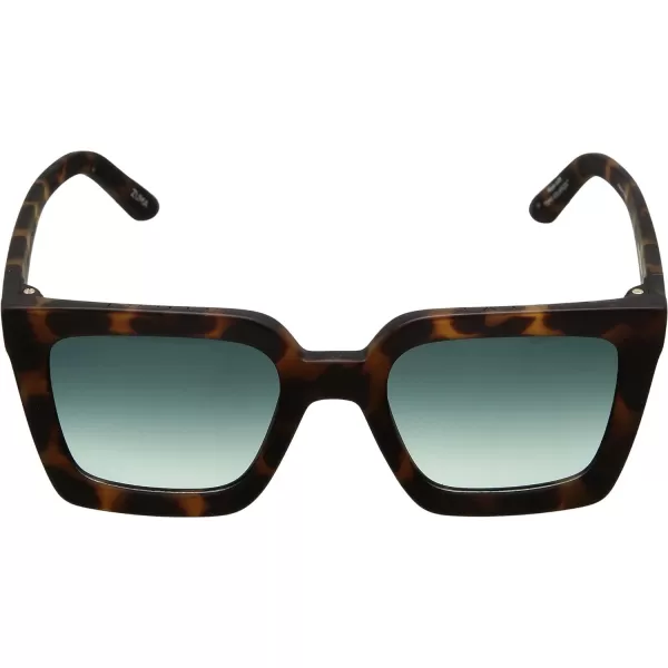 TOMS Womens Zuma Square Sunglasses Matte Blonde TortoiseAqua Gradient 5122148TOMS Womens Zuma Square Sunglasses Matte Blonde TortoiseAqua Gradient 5122148