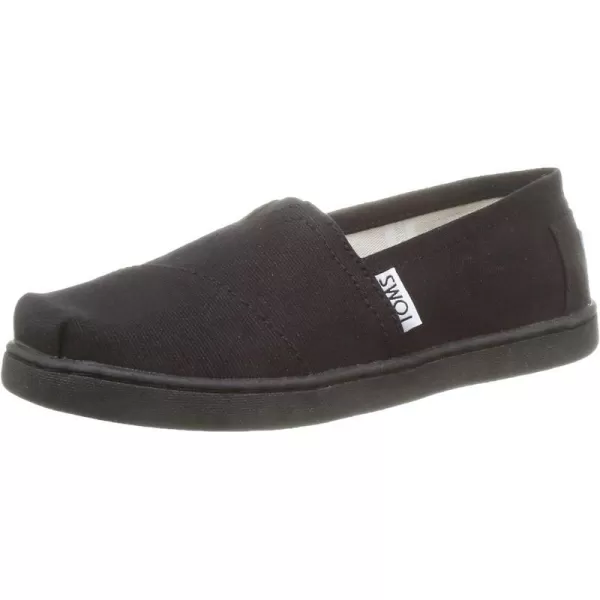 TOMS Girls Alpargata Classic SlipOn  Little Kid amp Big KidBlack Canvas