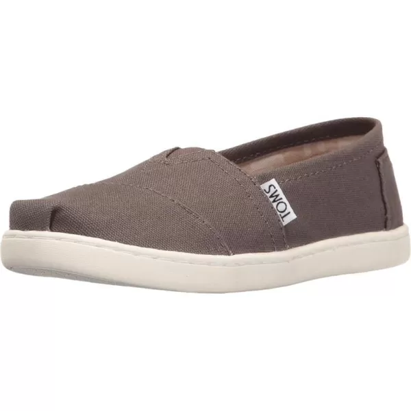 TOMS Girls Alpargata Classic SlipOn  Little Kid amp Big KidGrey