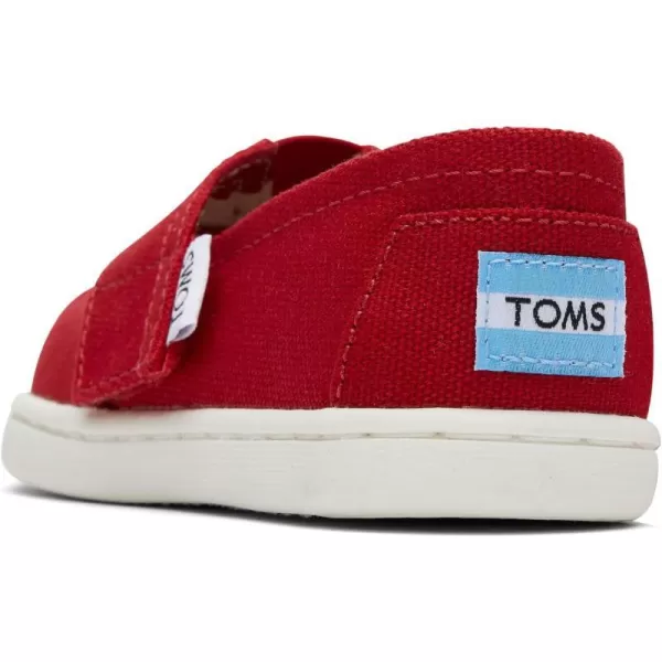 TOMS Girls Alpargata Classic SlipOn  Little Kid amp Big KidRed