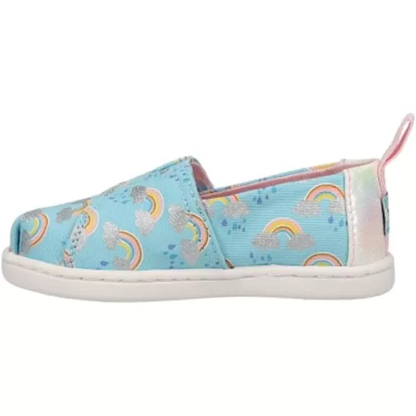 TOMS Girls Alpargata Loafer FlatBlue Weather Foil