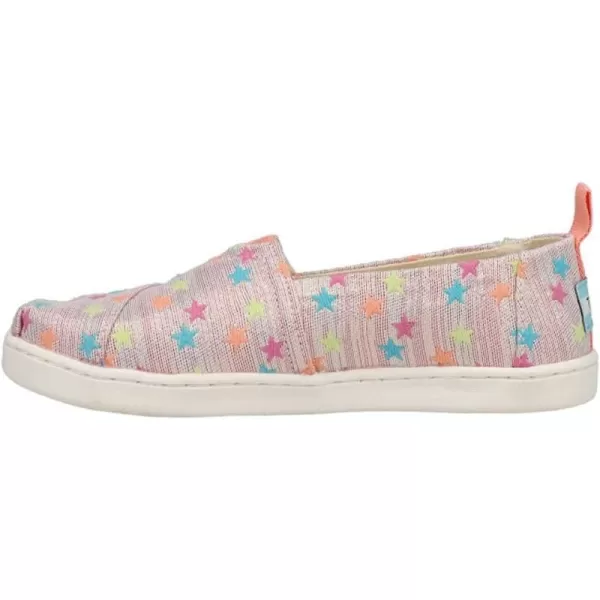 TOMS Girls Alpargata Loafer FlatCoral Multi