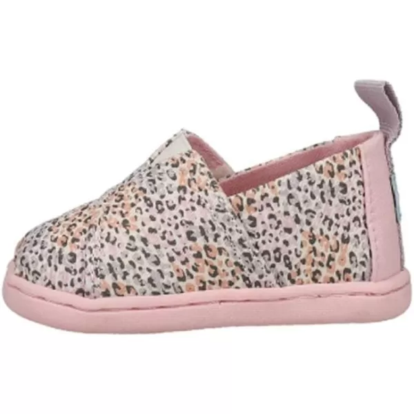 TOMS Girls Alpargata Loafer FlatPastel Multi Mini Leopard
