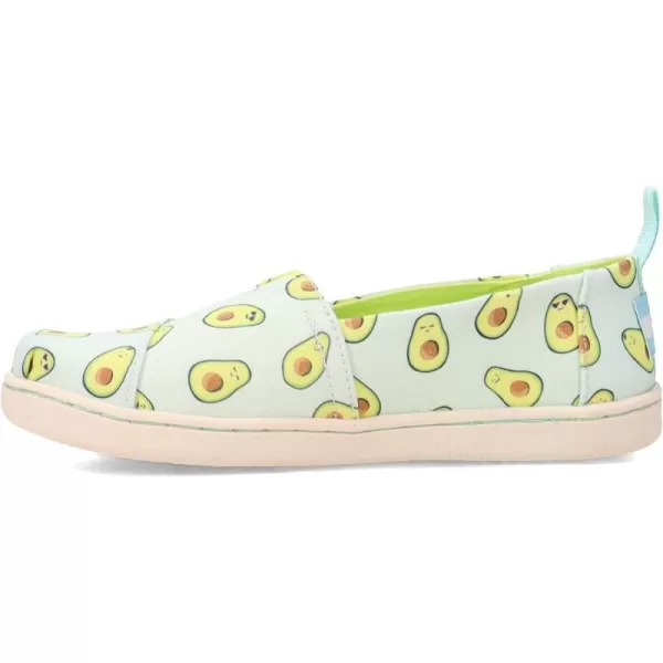 TOMS Girls Alpargata Tiny SlipOn  ToddlerBlue