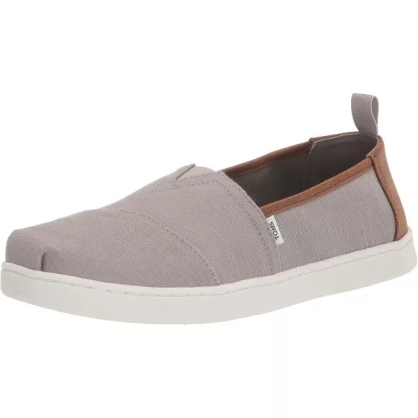 TOMS Girls Alpargata Tiny SlipOn  ToddlerDrizzle Grey
