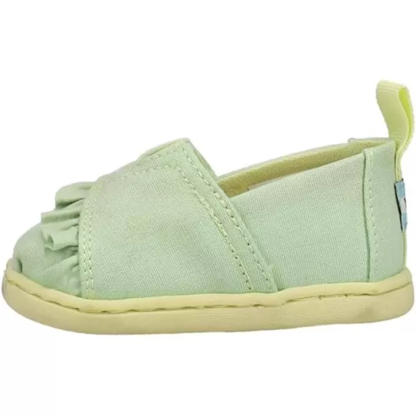 TOMS Girls Alpargata Tiny SlipOn  ToddlerGreen