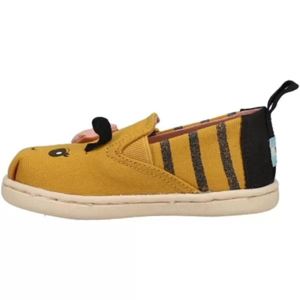 TOMS Girls Alpargata Tiny SlipOn  ToddlerYellow