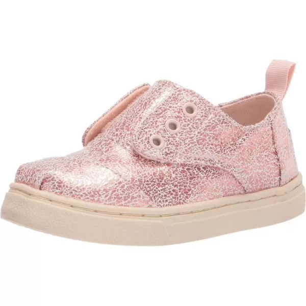 TOMS Kids Girls Cordones Cupsole Tie Dye Lace Up Sneakers Shoes Casual  WhiteDusty Peony Crackle Foil