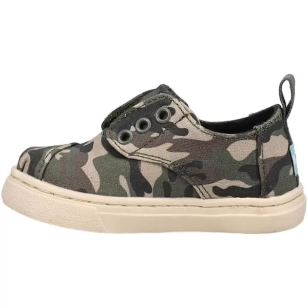 TOMS Kids Girls Cordones Cupsole Tie Dye Lace Up Sneakers Shoes Casual  WhiteMulti Classic Camo Print