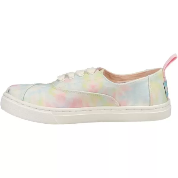 TOMS Kids Girls Cordones Cupsole Tie Dye Lace Up Sneakers Shoes Casual  WhiteTiedye Canvas