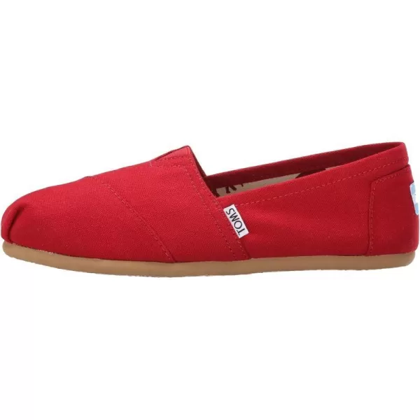 TOMS Mens Alpargata 30 SlipOn ShoeRed Canvas