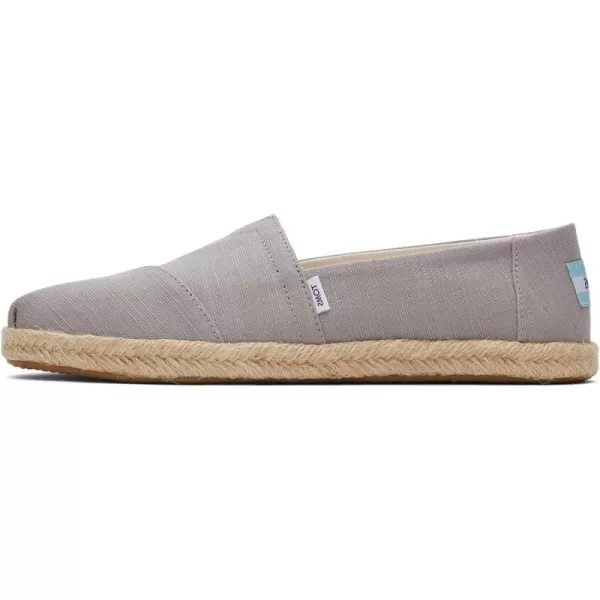 TOMS Mens Alpargata Rope Loafer FlatGrey