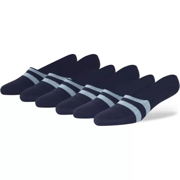 TOMS Ultimate No Show Socks NonSlip Low Cut Invisible Single PairBlue 3 Pack