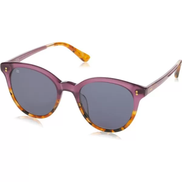 TOMS Womens Aaryn Round SunglassesOrchid Tortoise Fade