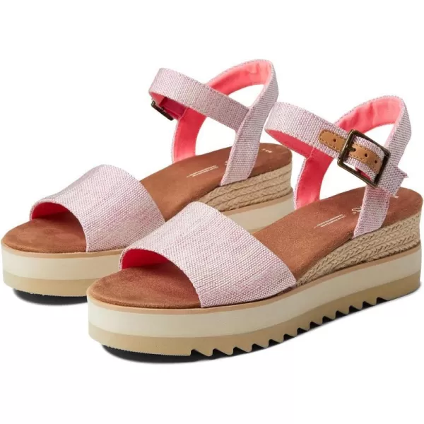 TOMS Womens Diana SandalRaspberry