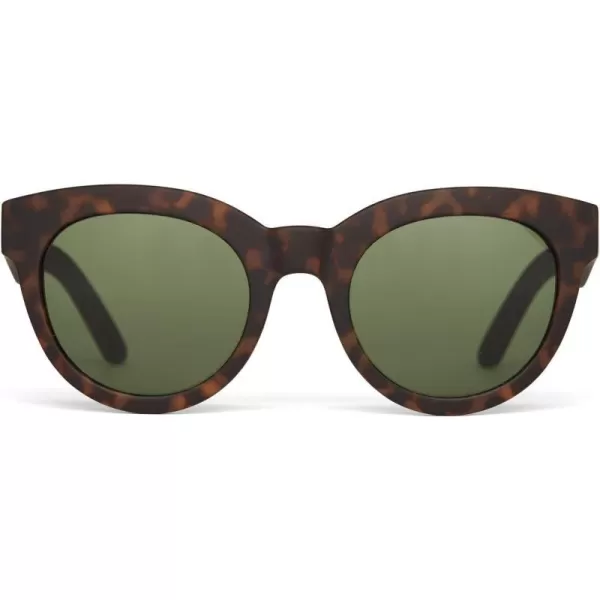 TOMS Womens Florentin Round SunglassesMatte Blonde TortoiseBottle Green