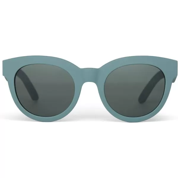 TOMS Womens Florentin Round SunglassesMatte Sage Steel WSoft Touch FinishGreen Grey