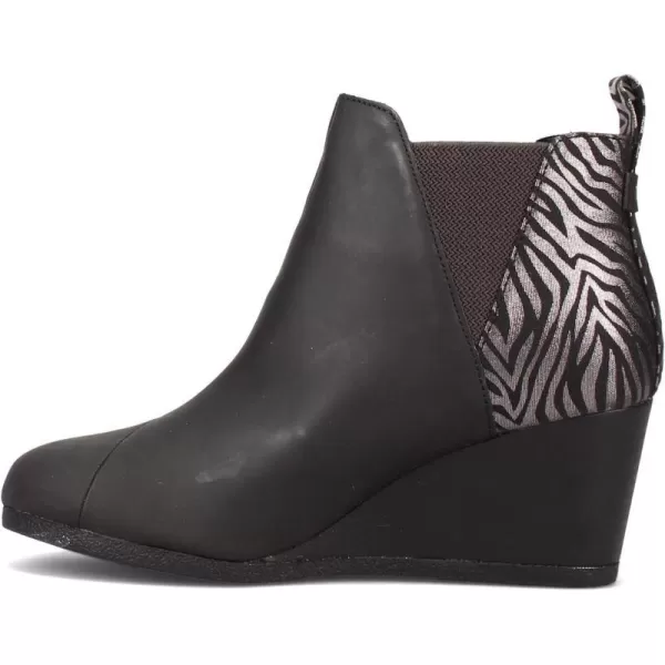 Black Leather/Zebra Shimmer