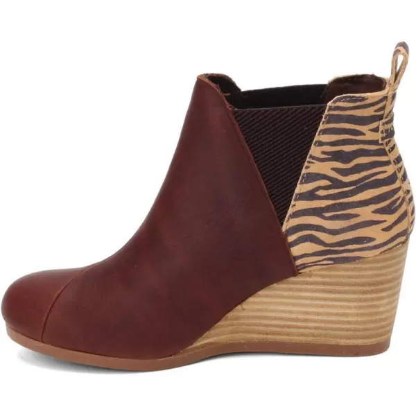Dark Brown Leather/Zebra