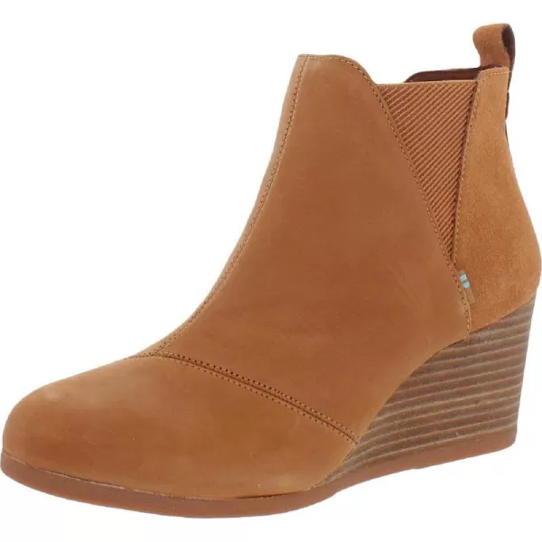 TOMS Womens Kelsey Ankle BootTan Suede