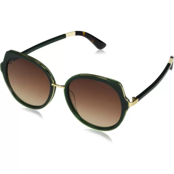 TOMS Womens Lottie Oversized SunglassesSea MossBrown Gradient