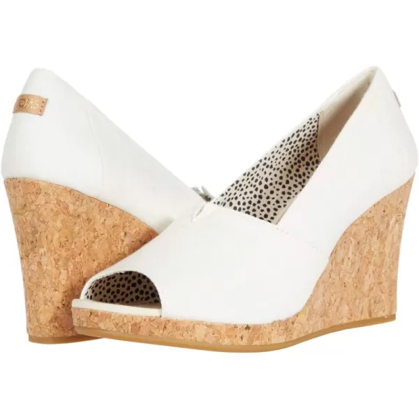 TOMS Womens Michelle SandalNatural Slubby Woven Cotton