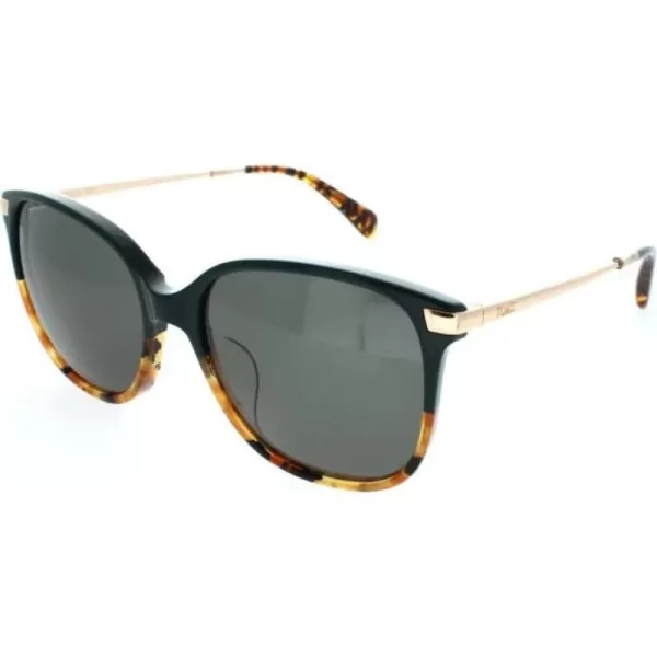 TOMS Womens Sandela 201 Oversized SunglassesAmazon Green TortGoldGreen Grey