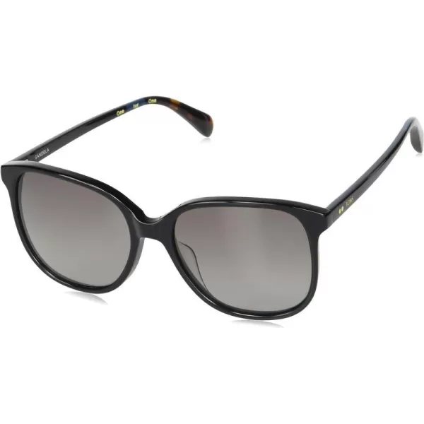 TOMS Womens Sandela Oversized SunglassesShiny Black