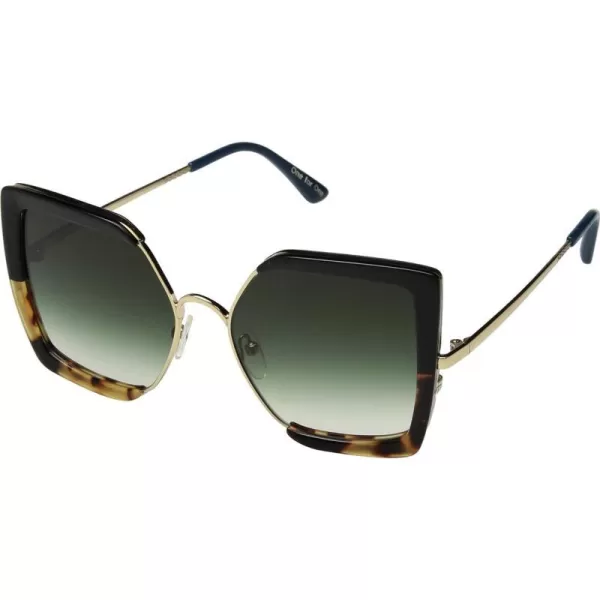 TOMS Womens Tulum Oversized Sunglasses Black Tortoise FadeDeep Olive Gradient 5316147TOMS Womens Tulum Oversized Sunglasses Black Tortoise FadeDeep Olive Gradient 5316147