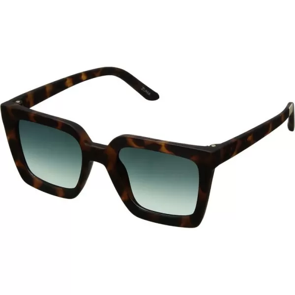 TOMS Womens Zuma Square Sunglasses Matte Blonde TortoiseAqua Gradient 5122148TOMS Womens Zuma Square Sunglasses Matte Blonde TortoiseAqua Gradient 5122148