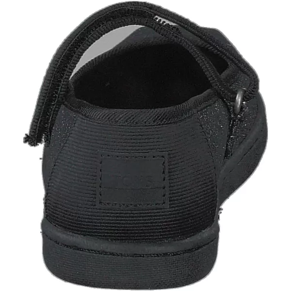 TOMS Girls Tiny Mary Jane  ToddlerBlack Iridescent Glimmer