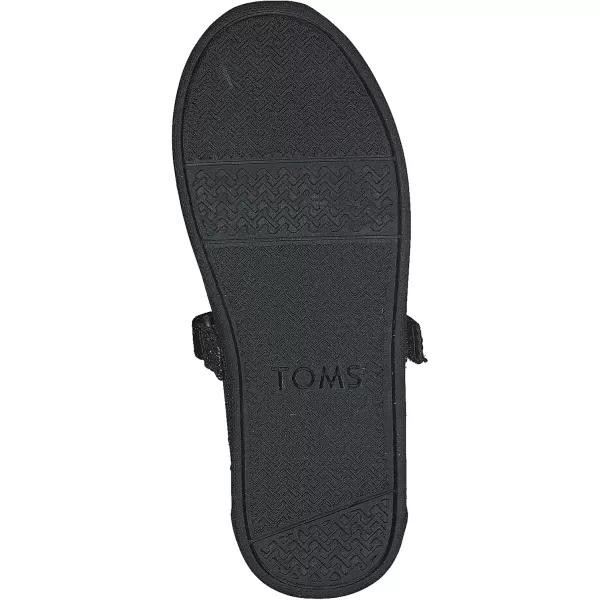 TOMS Girls Tiny Mary Jane  ToddlerBlack Iridescent Glimmer