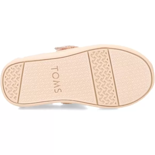 TOMS Girls Tiny Mary Jane  ToddlerCrackle Foil Gold