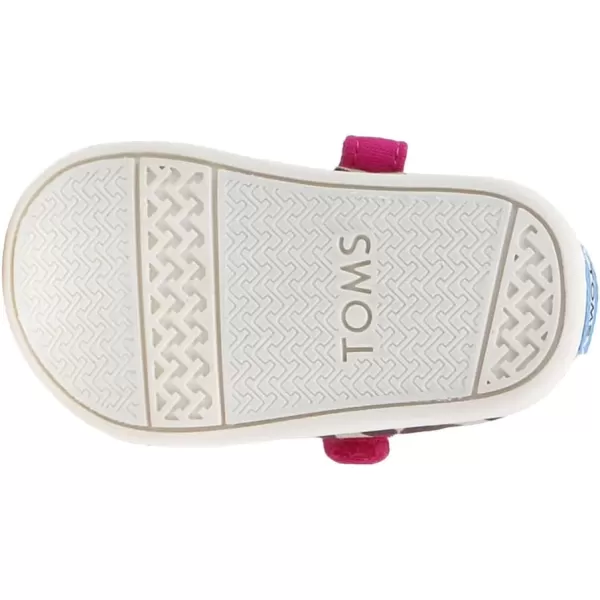 TOMS Girls Tiny Mary Jane  ToddlerFuchsia Floral Leopard