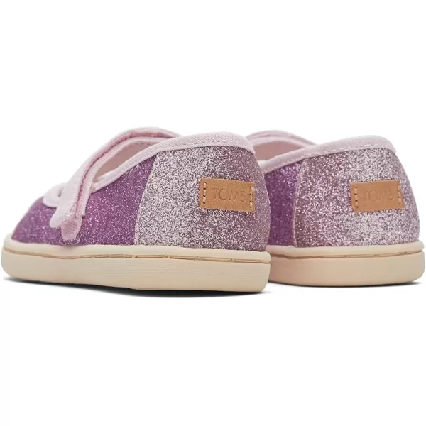 TOMS Girls Tiny Mary Jane  ToddlerLilac Mauve Glimmer