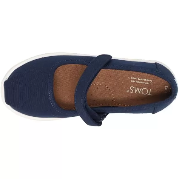 TOMS Girls Tiny Mary Jane  ToddlerNavy Floral Camo