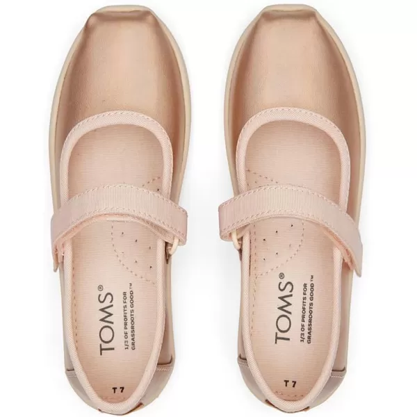 TOMS Girls Tiny Mary Jane  ToddlerRose Gold Metallic