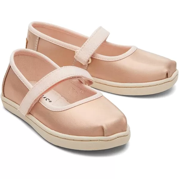 TOMS Girls Tiny Mary Jane  ToddlerRose Gold Metallic