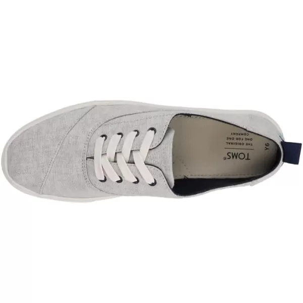 TOMS Kids Boys Cordones Lace Up Sneakers Shoes Casual  GreyDrizzle Grey Chambray