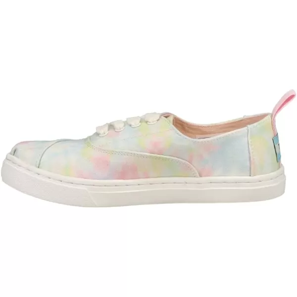 TOMS Kids Boys Cordones Lace Up Sneakers Shoes Casual  GreyWhite Tie Dye Canvas