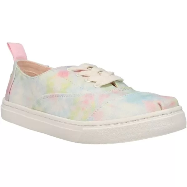 TOMS Kids Boys Cordones Lace Up Sneakers Shoes Casual  GreyWhite Tie Dye Canvas
