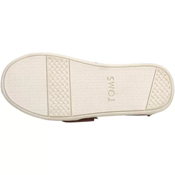 TOMS Kids Girls Alpargata Glitter Slip On Flats Casual  RedPink Glitter
