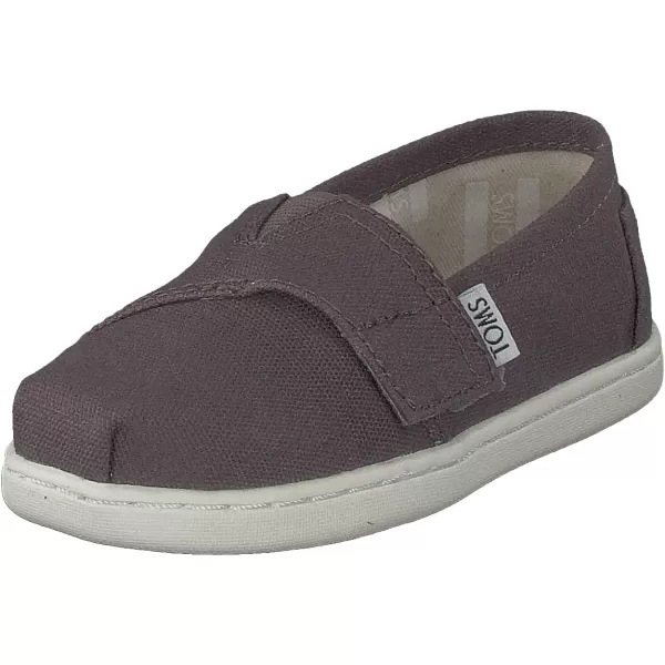 TOMS Kids Unisex Alpargata 20 Little KidBig KidAsh Canvas