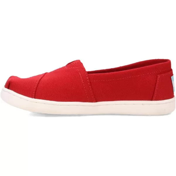 TOMS Kids Unisex Alpargata 20 Little KidBig KidRed Canvas
